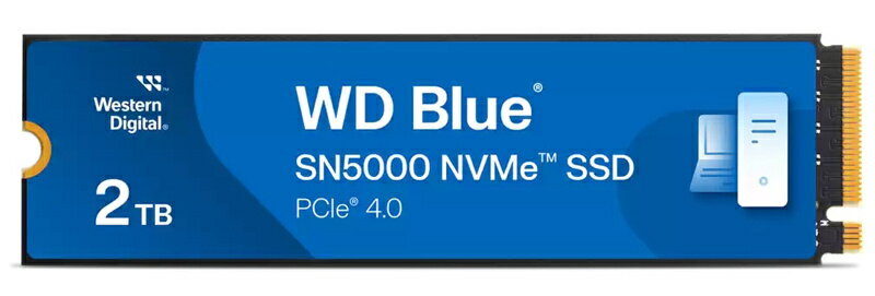 【送料無料】WESTERN DIGITAL 0718037-893228 内蔵SSD 2TB WD Blue SN5000 (読取り最大 5150MB/ 秒) M.2-2280 NVMe WDS200T4B0E【在庫目安:お取り寄せ】