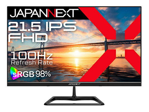 【送料無料】JAPANNEXT JN-IPS215F2 液晶ディスプレイ 21.5型/ 1920×1080/ HDMI×1/ ブラック/ スピーカー有/ 2年保証【在庫目安:僅少】