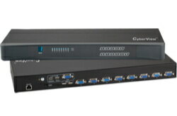 【送料無料】オースチンヒューズエレクトロニクス CV-802H USBハブ付2コンソール1ユーザー8ポートKVMス..