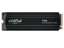【送料無料】0649528-940612 Crucial T705シリーズ M.2 2280 SSD PCIe Gen5 2TB 5年保証 ヒートシンク付 CT...