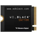 【送料無料】WESTERN DIGITAL 0718037-902968 WD_BLACK SN770M ゲーミング向け M.2 2230 NVMe接続SSD 2TB 5年保証 WDS200T3X0G【在庫目安:お取り寄せ】