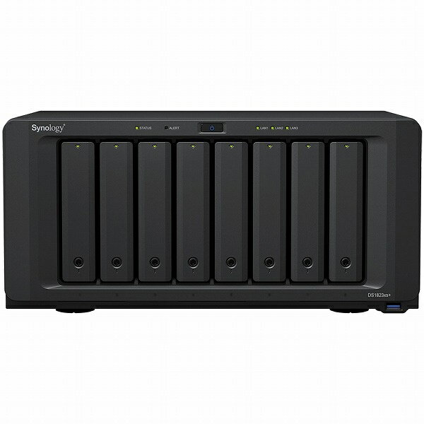 【送料無料】Synology AMD Ryzen V1780B搭載8ベイNASサーバー DiskStation DS1823xs+【在庫目安:僅少】| NAS RAID レイド