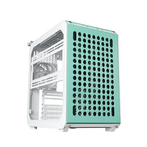 【送料無料】CoolerMaster Q500-DGNN-PSE Qube 500 Flatpack Macaron Edition/ ミドルタワーケース/ ユーザー組立式/ 3色マカロンカラーパネル付属/ フラットパックパッケージ/ フルモジュール式/ 280mmラジエーター対応