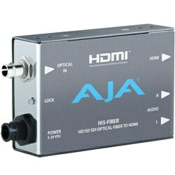 【送料無料】HI5-F AJAミニコンバーター Fiber（HD/ SD-SDI信号） → HDMIビデオ・オーディオコンバータ【在庫目安:お取り寄せ】| パソコン周辺機器 グラフィック ビデオ オプション ビデオ パソコン PC