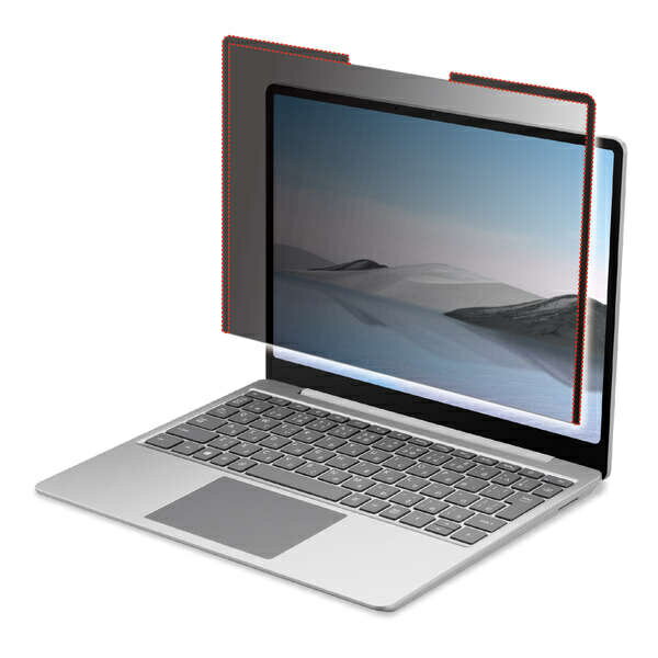 【送料無料】ELECOM EF-MSLGPFNS2 Surface Laptop Go 3/ Laptop Go2/ Laptop Go/ のぞき見防止フィルタ/ ナノサクション/ 12.4インチ【在庫目安:お取り寄せ】| サプライ