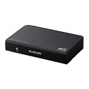 【送料無料】ELECOM VSP-HDP12BK HDMI分配器/ 4K60p対応/ 1入力/ 2出力【在庫目安:お取り寄せ】