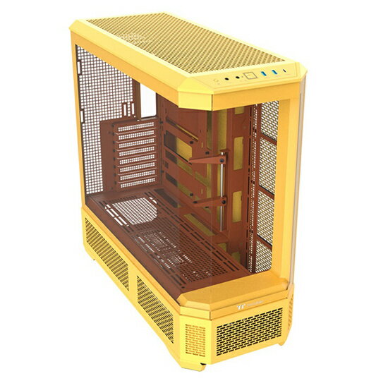 【送料無料】Thermaltake CA-11H-00FMWN-00 フルタワー型PCケース View 600 TG Butter Caramel【在庫目安:お取り寄せ】