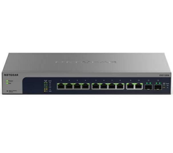 【送料無料】NETGEAR XS512EM-200JPS XS512EM マルチギガ対応10Gx10ポート SFP+x2ポート イージースマートスイッチ【在庫目安:僅少】