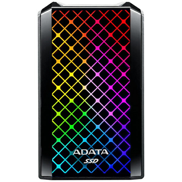 【送料無料】A-DATA Technology ASE900G-2TU32G2-CBK SE900G 2TB 外付けSSD USB3.2 Gen2x2 Type-C RGB LED搭載 5年保証【在庫目安:お取り寄せ】| パソコン周辺機器