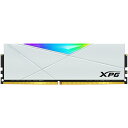 yzA-DATA Technology AX4U320016G16A-SW50 XPG SPECTRIX D50 WHITE DDR4-3200MHz U-DIMM 16GB RGB SINGLE COLOR BOXy݌ɖڈ:񂹁z
