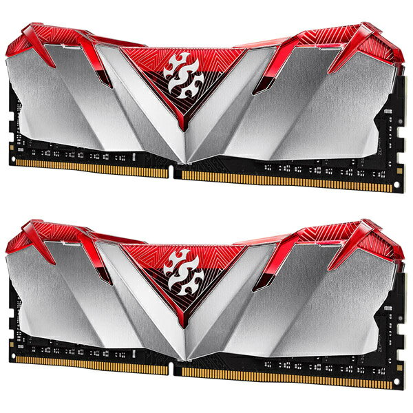 XPG GAMMIX D30 Red DDR4-3200MHz U-DIMM 8GB×2 DUAL COLOR BOX ●仕様　XPG GAMMIXD30 Red DDR4-3200MHz U-DIMM 8GB×2 DUAL COLOR BOX電圧 1.35V/CASレイテンシ CL16-20-20