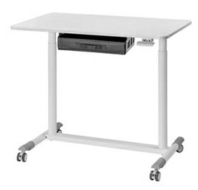 【送料無料】STARPLATINUM TVSOFLD602W 快適ワークの昇降デスク 手動式 LD602 ホワイト【在庫目安:お取り寄せ】