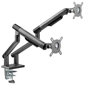 【送料無料】STARPLATINUM TVSOFDA122B 快適ワークのモニターアーム DA122 ブラック【在庫目安:お取り..