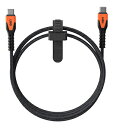 【送料無料】プリンストン UAG-CBL-CC-BK/OR UAG製 KEVLAR CORE USB-C TO C POWER CABLE (ブラック/ オレンジ)【在庫目安:お取り寄せ】(2)