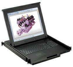 【送料無料】オースチンヒューズエレクトロニクス RKP119-S1601e 1U 19インチラックマウントLCDドロアー【在庫目安:お取り寄せ】| オフィス オフィス家具