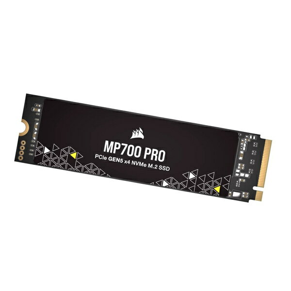 【送料無料】コルセア(メモリ) CSSD-F2000GBMP700PNH MP700 PRO PCIe Gen. 5 x4 M.2 NVMe SSD 2TB (no heatsink); 12400MB/ s /11800MB/ s; 1400TBW【在庫目安:お取り寄せ】