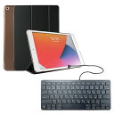 【送料無料】エムディーエス MDS-IP102SET01 iPad 10.2（第9・8・7世代）対応 背面クリアフラップケース+Lightningキーボードセット【在庫目安:お取り寄せ】