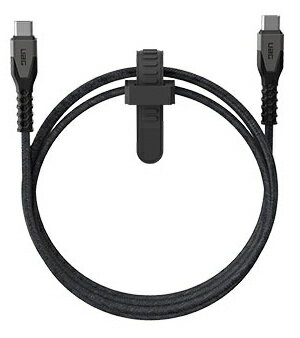 【送料無料】プリンストン UAG-CBL-CC-BK/GY UAG製 KEVLAR CORE USB-C TO C POWER CABLE （ブラック/ グレイ）【在庫目安:お取り寄せ】