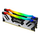 yzLOXg KF560C32RSAK2-96 96GB DDR5 6000MT/ s CL32 DIMM (Kit of 2) FURY Renegade RGB Silver XMPy݌ɖڈ:񂹁z