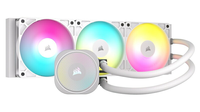 【送料無料】コルセア(メモリ) CW-9060095-WW 簡易水冷CPUクーラー NAUTILUS 360 RS ARGB White【在庫目安:お取り寄せ】