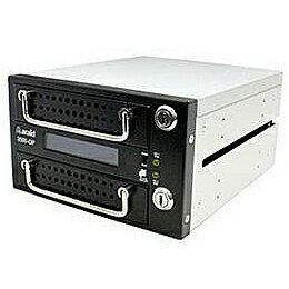 楽天デジタル百貨店PodPark楽天市場店【送料無料】ACCORDANCEシステムズ ARAID3500GP-A/M-B 2bays SATA to SATA LCD付内蔵型ミラーユニット メタルトレイ 黒【在庫目安:お取り寄せ】