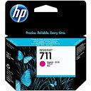 【在庫目安:あり】【送料無料】CZ131A HP711インクカートリッジマゼンタ29ml 消耗品 インク インクカートリッジ インクタンク 純正 インクジェット プリンタ 交換 新品 マゼンタ