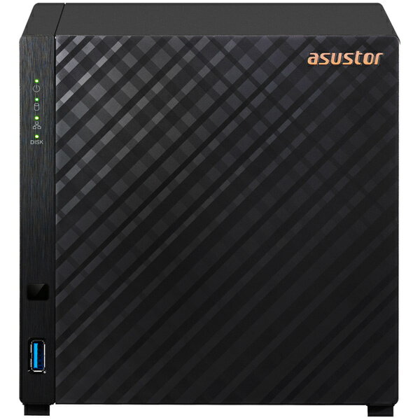 【送料無料】ASUSTOR AS1104T DRIVESTOR 4 NAS 4ベイ Realtek RTD1296 クアッドコア 1.4GHz 1GB DDR4 2.5 Gigabit Ethernet (2.5G/ 1G/ 100M) x 1 USB 3.2 Gen 1 x2 Wake-on-LAN 3年保証【在庫目安:お取り寄せ】| NAS RAID