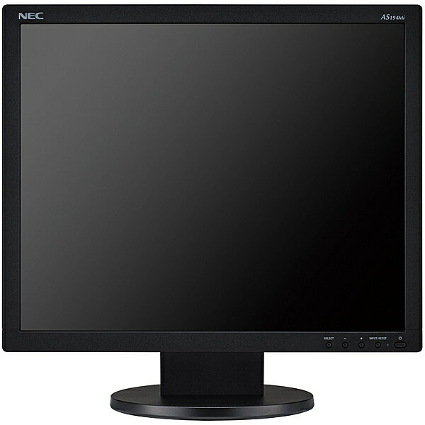 【在庫目安:あり】【送料無料】NEC LCD-AS194MI-BK 液晶ディスプレイ 19型/ 1280×1024/ HDMI、D-Sub、DisplayPort/ ブラック/ スピーカー：あり