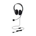 【送料無料】ELECOM HS-HP02SUBK 有線ヘッドセット/ 両耳オーバーヘッド/ 大型/ USB-A/ 1.8m/ ブラック【在庫目安:お取り寄せ】| パソコン周辺機器 ヘッドセット ゲーミング ゲーム パソコン マイク PC 通話(2)