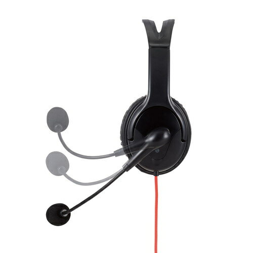 【送料無料】ELECOM HS-GM02STBK ゲーム向けヘッドセット/ 4極/ 両耳/ 1.0m/ 1.5m延長ケーブル付/ PS4/ Switch対応/ ブラック【在庫目安:お取り寄せ】