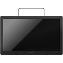 【送料無料】GREEN HOUSE GH-PTV14A-BK 14型バッテリー内蔵ポータブルテレビ ワンセグ/ フルセグ対応 HDMI入力対応 1366x768...