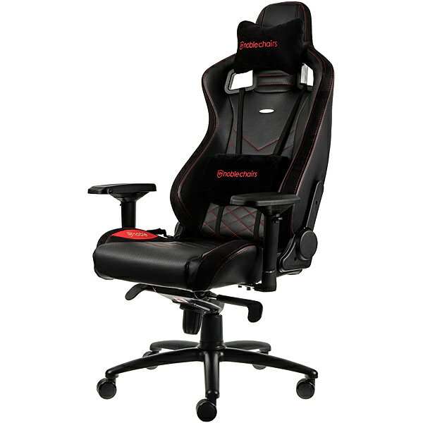 【送料無料】アーキス NBL-PU-RED-003 noblechairs EPIC ゲーミングチェア オフィスチェア ノーブルチェアーズ エピック レッド【在庫目安:お取り寄せ】