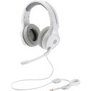 【送料無料】ELECOM HS-G01WH ゲーミングヘッドセット/ 両耳オーバーヘッド/ 4極ミニプラグ/ 50mmドライバ/ 極厚イヤーパッド/ コントロー...