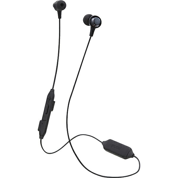 Maxell MXH-BTC110BK カナル型Bluetoothヘッドホン（イヤホン） ブラック【在庫目安:お取り寄せ】