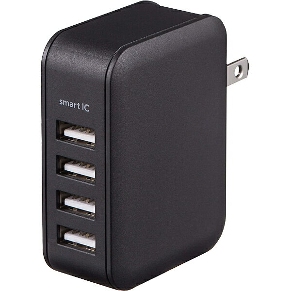 GREEN HOUSE GH-ACU4B-BK USB-ACץ 4ݡ 4.8Ah ޡIC ֥åں߸ܰ:󤻡
