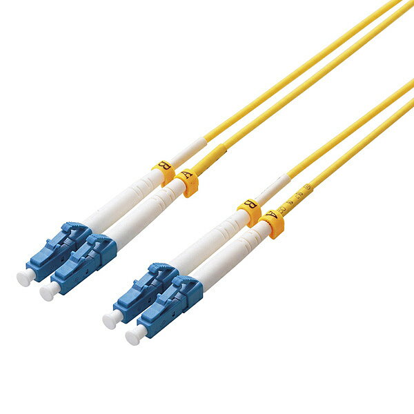 【送料無料】ELECOM OC-LCLC1/5 光ファイバーケーブル/ シングルモード/ LC-LC/ 5m【在庫目安:お取り寄せ】