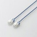 ELECOM LD-GPASST/BU20 LANケーブル/ CAT6A/ スーパースリム/ 爪折れ防止/ 2.0m/ ブルー【在庫目安:お取り寄せ】