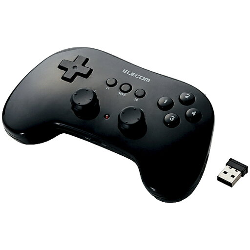 【送料無料】ELECOM JC-U3912TBK 無線ゲームパッド/ 12ボタン/ 連射/ 高耐久/ ブラック【在庫目安:お取り寄せ】 【送料無料】ELECOM JC-U3912TBK 無線ゲームパッド/ 12ボタン/ 連射/ 高耐久/ ブラック【在庫目安:お取り寄せ】