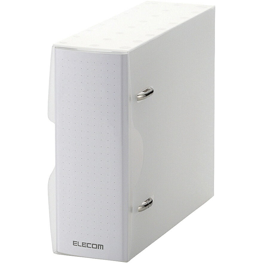 ELECOM CCD-BC02CR 不織布ケース専用バインダー/ 収納ケース付/ 36枚収納/ クリア【在庫目安:お取り寄せ】