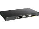 【送料無料】D-Link DGS-1250-28XMP/A1 DGS-1250-28XMP ギガビットL2スマートマネージドスイッチ、PoE+対応(最大370W給電)、10/ 100/ 1000BASE-Tポート×24、10G SFP+スロット×4、リミテッドライフタイム保証対象(2)