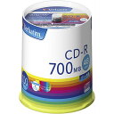 【在庫目安:あり】【送料無料】Verbatim SR80FP100V1E CD-R(Data) 700MB 48倍速 100枚スピンドル インクジェットプリンタ対応