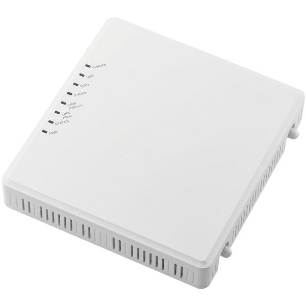 ELECOM WAB-M1775-PS 法人用無線AP/ Wi-Fi6(11ax)対応/ 2x2(1201+574Mps)同時通信対応/ インテリ/ PoEパススルー機能付き