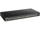 【送料無料】D-Link DGS-1250-52X/A1 DGS-1250-52X ギガビットL2スマートマネージドスイッチ、10/ 100/ 1000BASE-Tポート×48、10G SFP+スロット×4、リミテッドライフタイム保証対象【在庫目安:お取り寄せ】