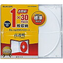 ELECOM CCD-JSCN30WH Blu-ray/ DVD/ CDvP[X/ 1[/ 30pbN/ zCgy݌ɖڈ:񂹁z