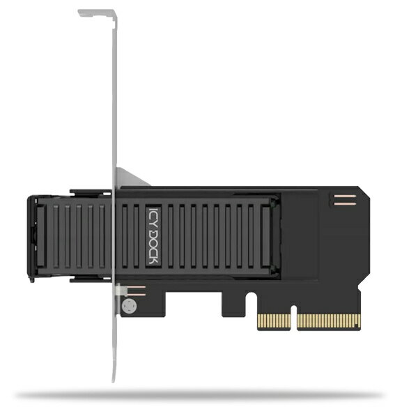 【送料無料】ICY DOCK MB305M4P-B M.2 NVMe SSD搭載用リムーバブルアダプタ PCIe 4.0 x4拡張スロット対応【在庫目安:お取り寄せ】