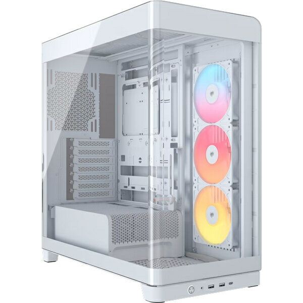 【送料無料】コルセア(メモリ) CC-9011315-WW ミドルタワー型PCケース FRAME 4500X RS-R ARGB Panoramic Glass Mid-Tower White【在庫目安:お取り寄せ】