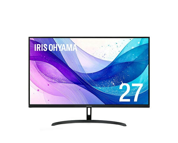 アイリスオーヤマ DT-JF275S-B 27型ワイド液晶ディスプレイ/ 1920×1080/ HDMI+1、D-Sub15ピン+1/ ブラック/ スピーカー/ ADSパネル採用【在庫目安:僅少】