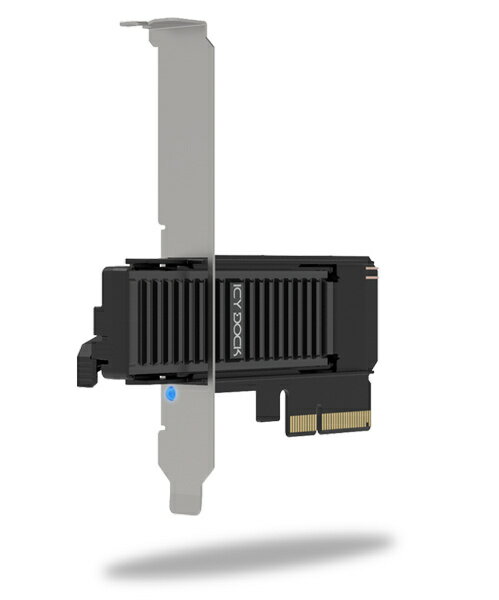 【送料無料】ICY DOCK MB305M4P-B M.2 NVMe SSD搭載用リムーバブルアダプタ PCIe 4.0 x4拡張スロット対応【在庫目安:お取り寄せ】 - Image 2