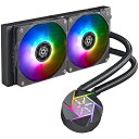 【送料無料】SilverStone SST-VD240-SLIM RGB水冷CPUクーラー 240mm【在庫目安:お取り寄せ】