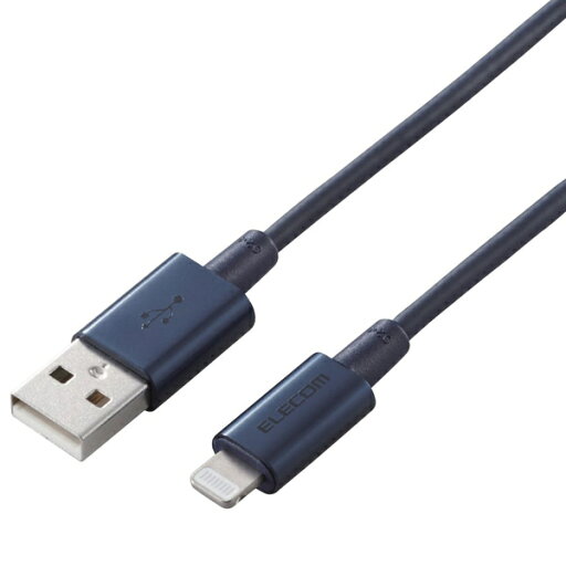 ELECOM MPA-UALPS10BU Lightningケーブル/ 準高耐久/ アルミコネクタ/ 1.0m/ ブルー【在庫目安:お取り寄せ】 ELECOM MPA-UALPS10BU Lightningケーブル/ 準高耐久/ アルミコネクタ/ 1.0m/ ブルー【在庫目安:お取り寄せ】